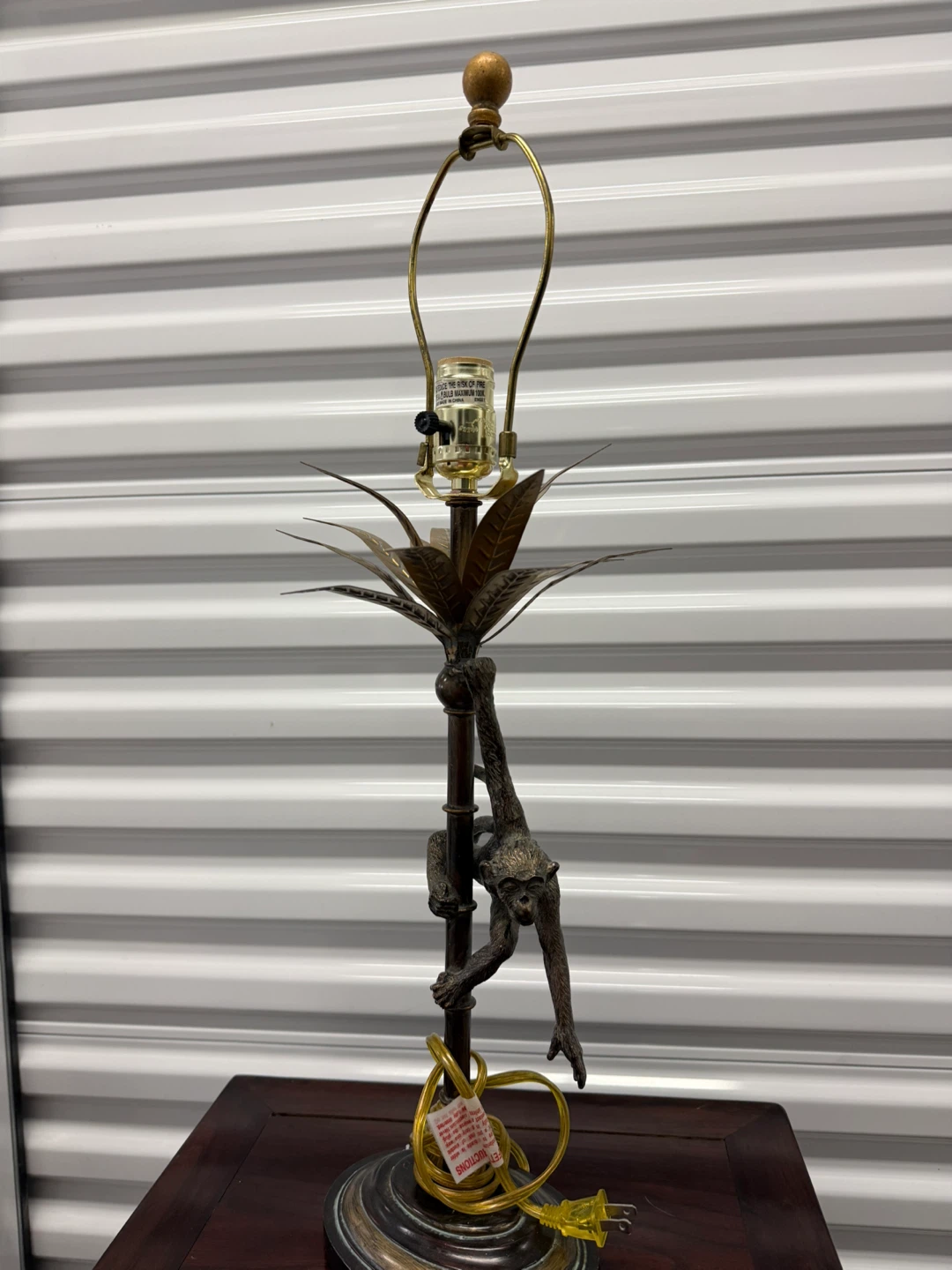 VTG Fredrick Cooper Monkey Climbing Table Lamp - photo 4