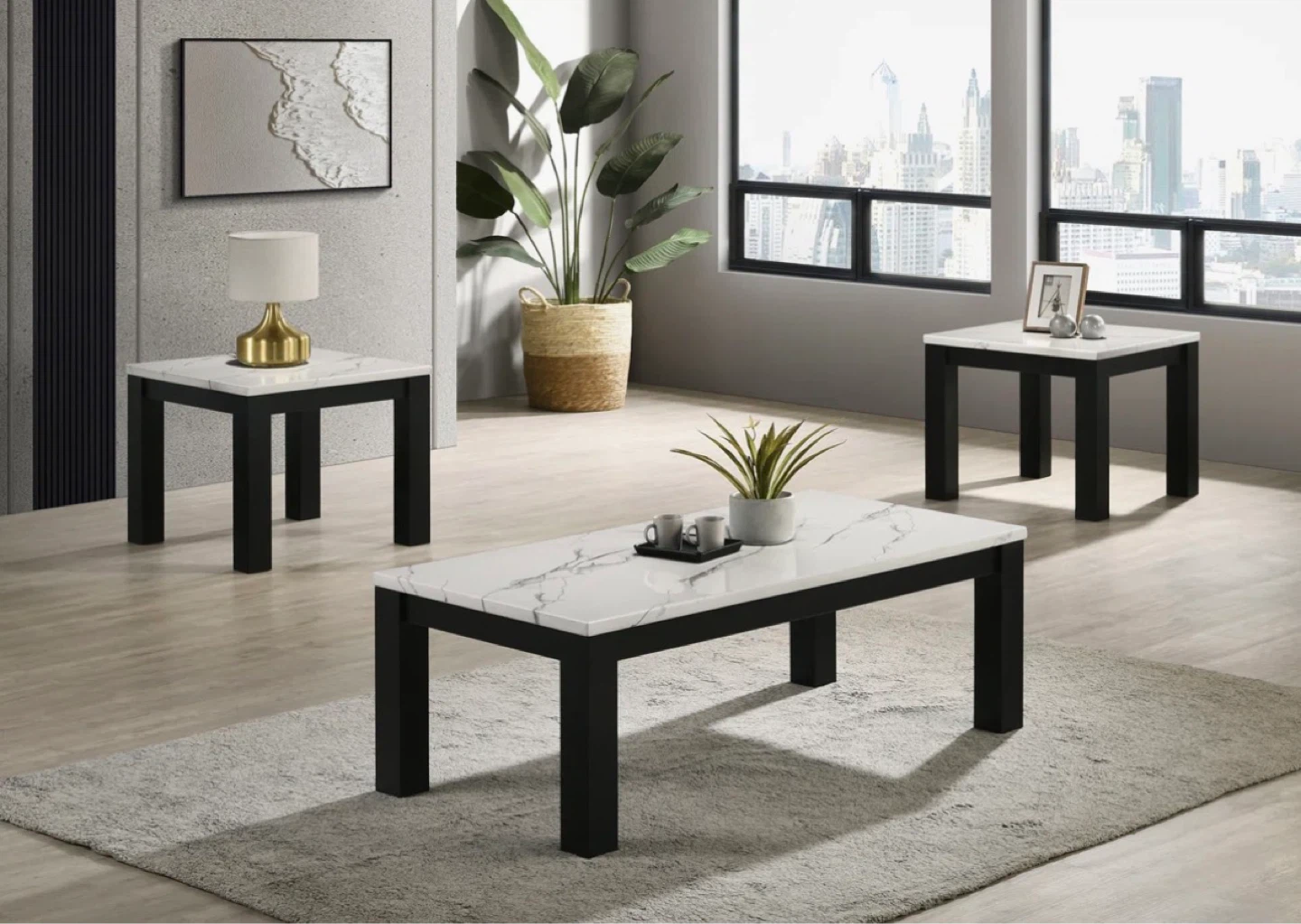 Marble Top Coffee Table