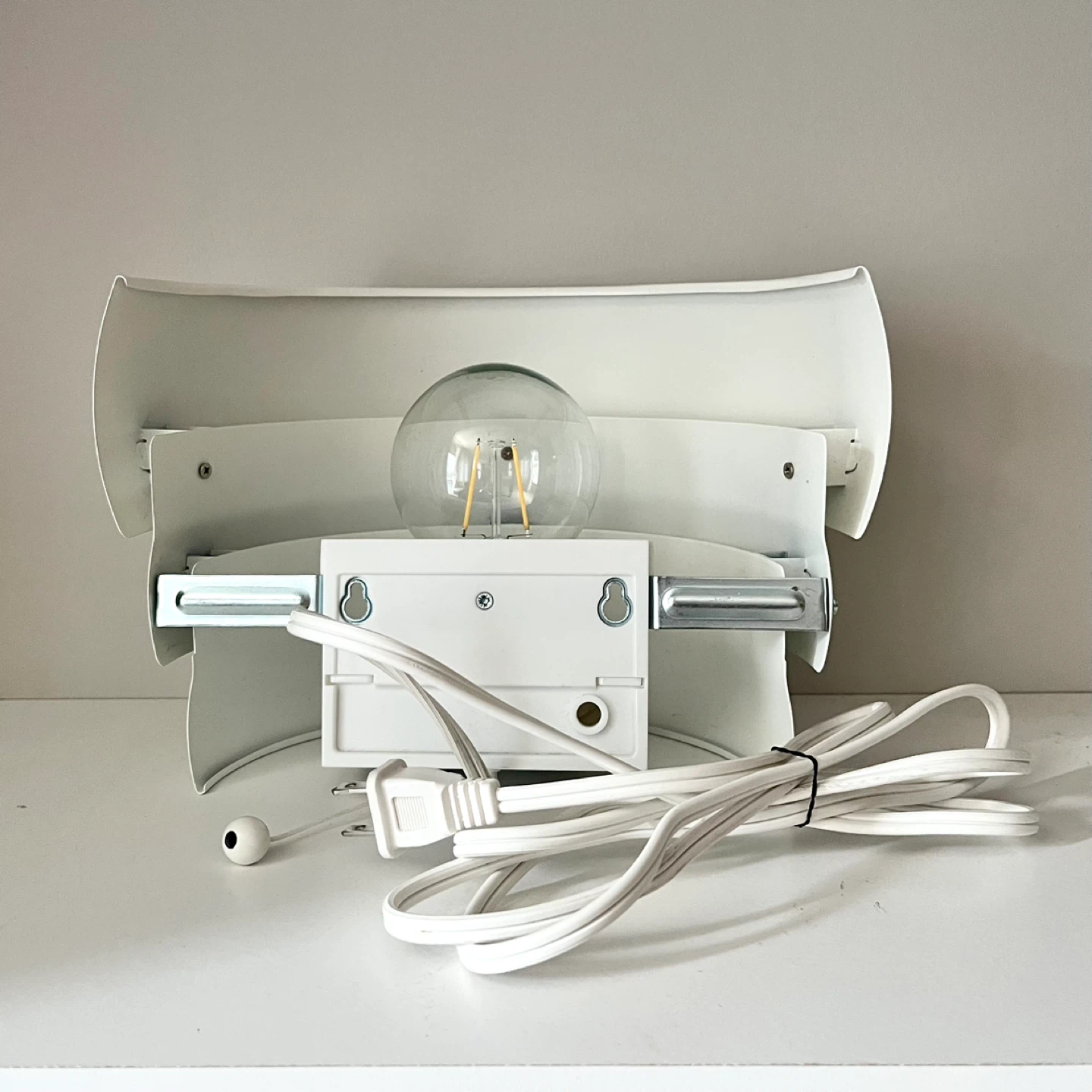 IKEA GRONPLYM Plug In Wall Sconce + LED Bulb (Discontinued) - photo 4