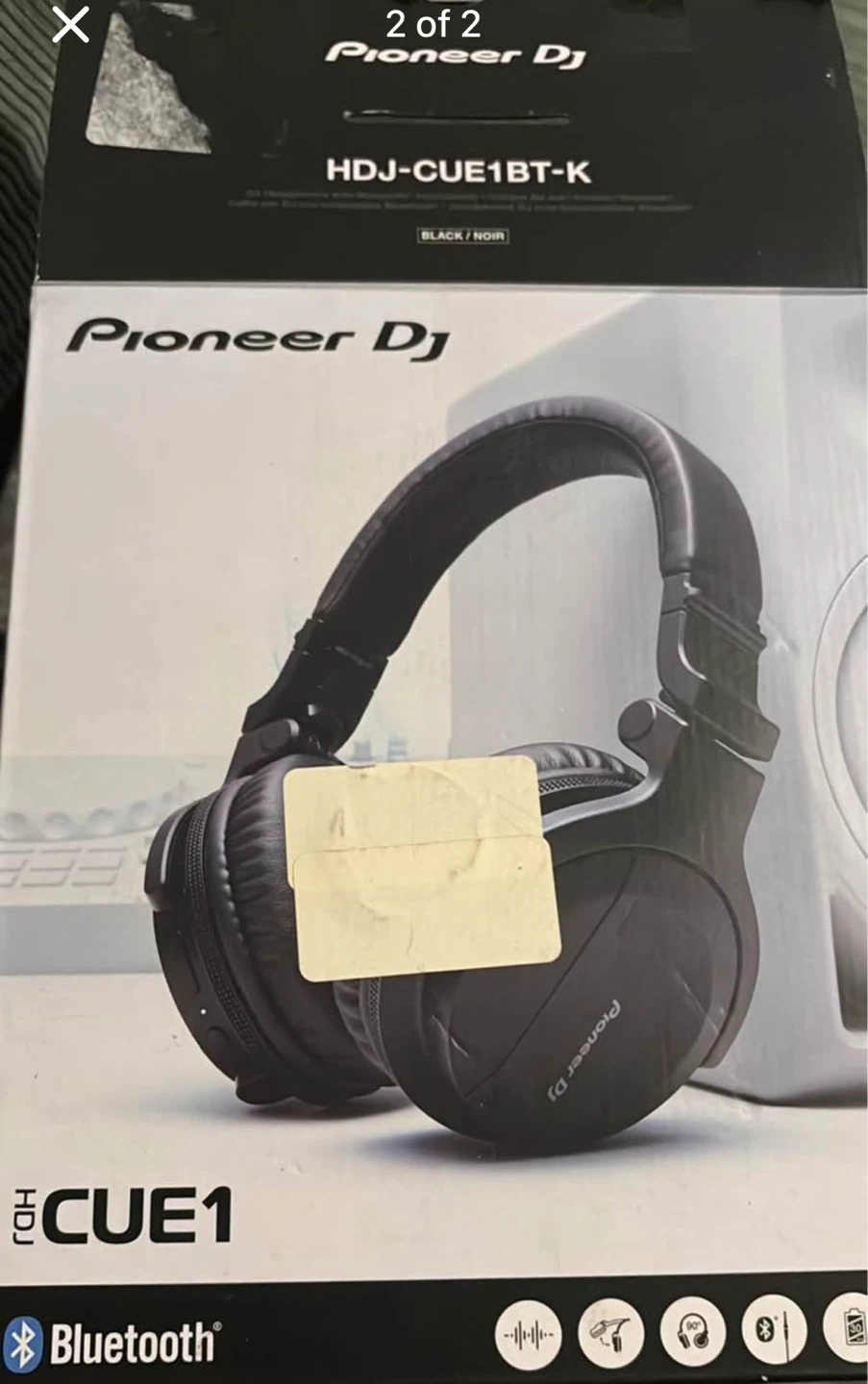 Pioneer DJ HDJ-CUE1BT-K Bluetooth Headphones - Black