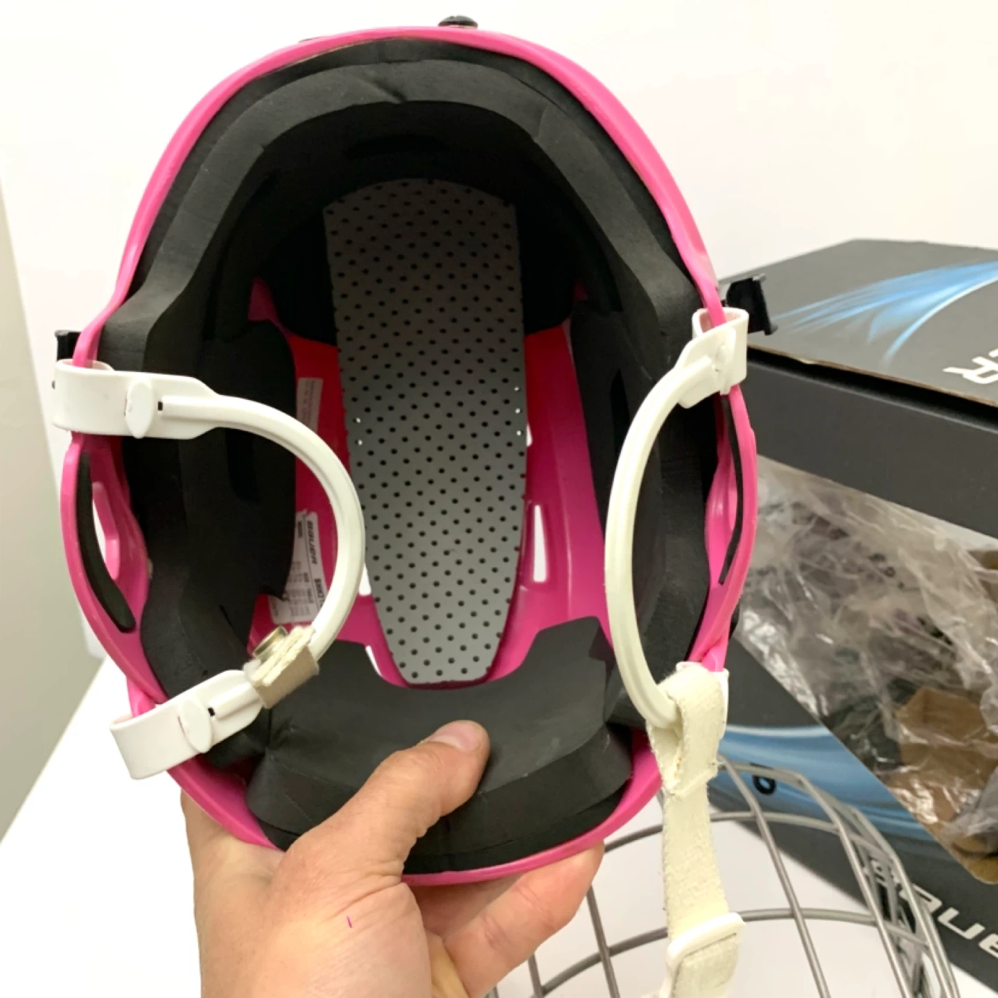Hockey Helmet Bauer Youth Helmet Pink Cage Small 52-57cm - photo 4
