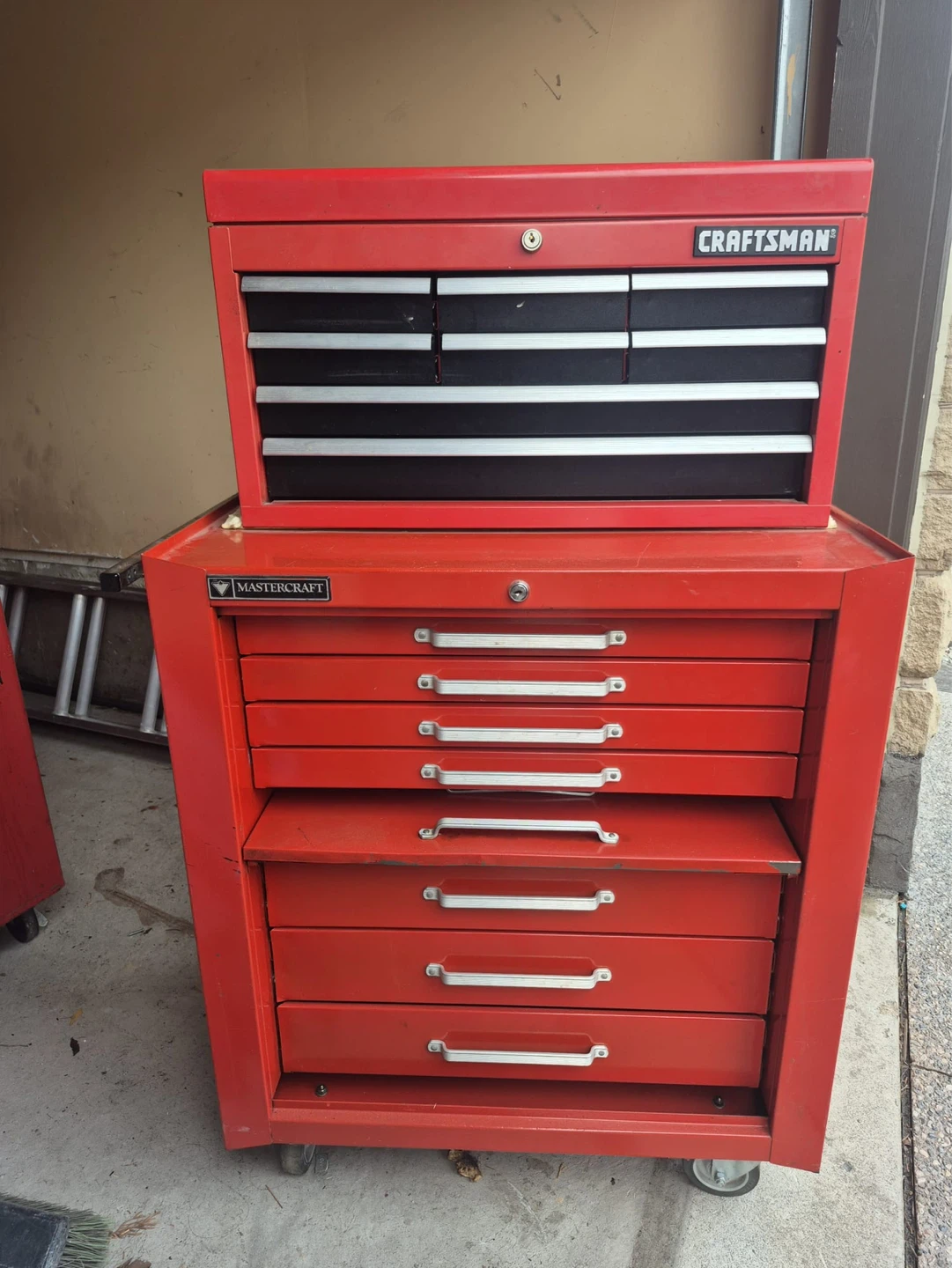 Red Craftsman Mastercraft Tool Chest - photo 2