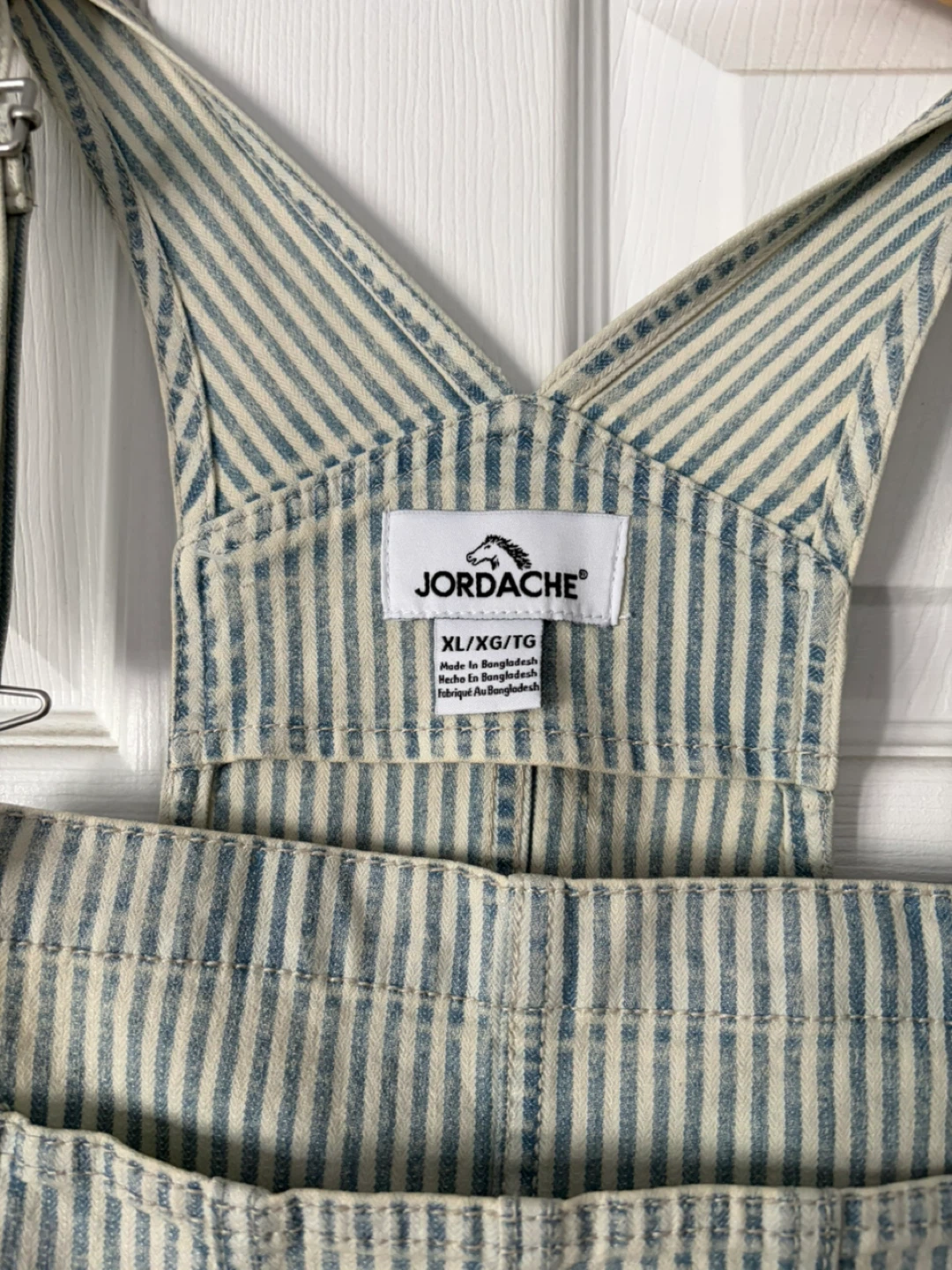 Jordache Striped Overalls XL - photo 2