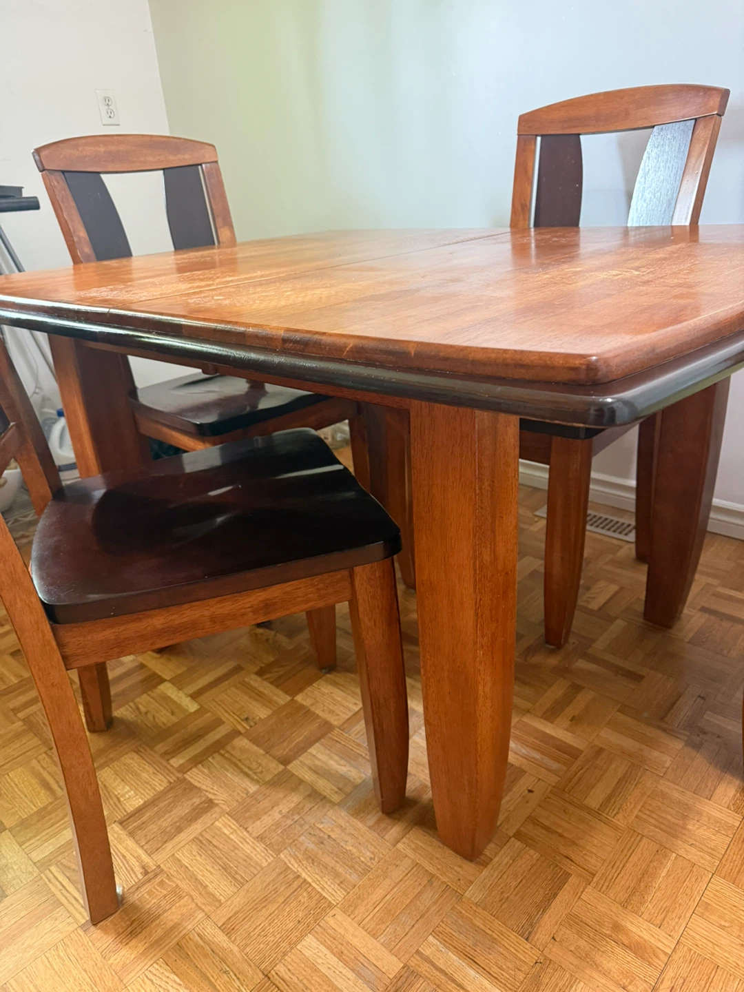 Wooden Dining Table and Chairs Set - photo 3