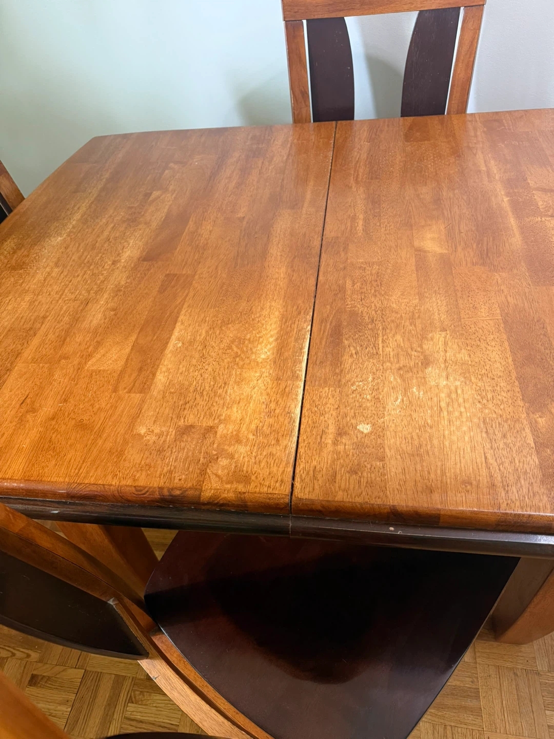 Wooden Dining Table and Chairs Set - photo 2