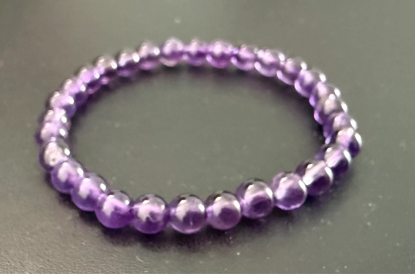 Purple Beaded Bracelet - photo 2