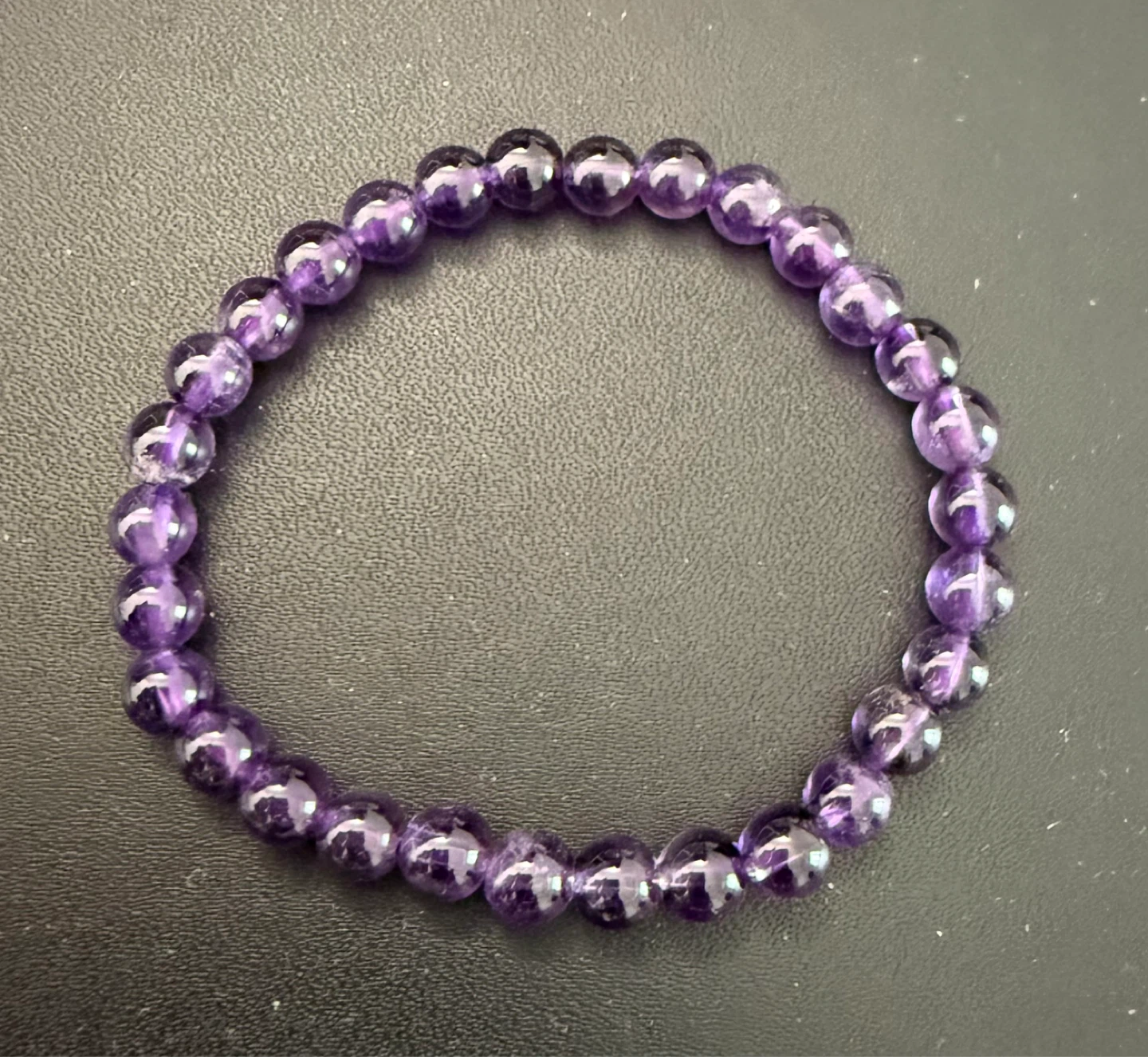 Purple Beaded Bracelet