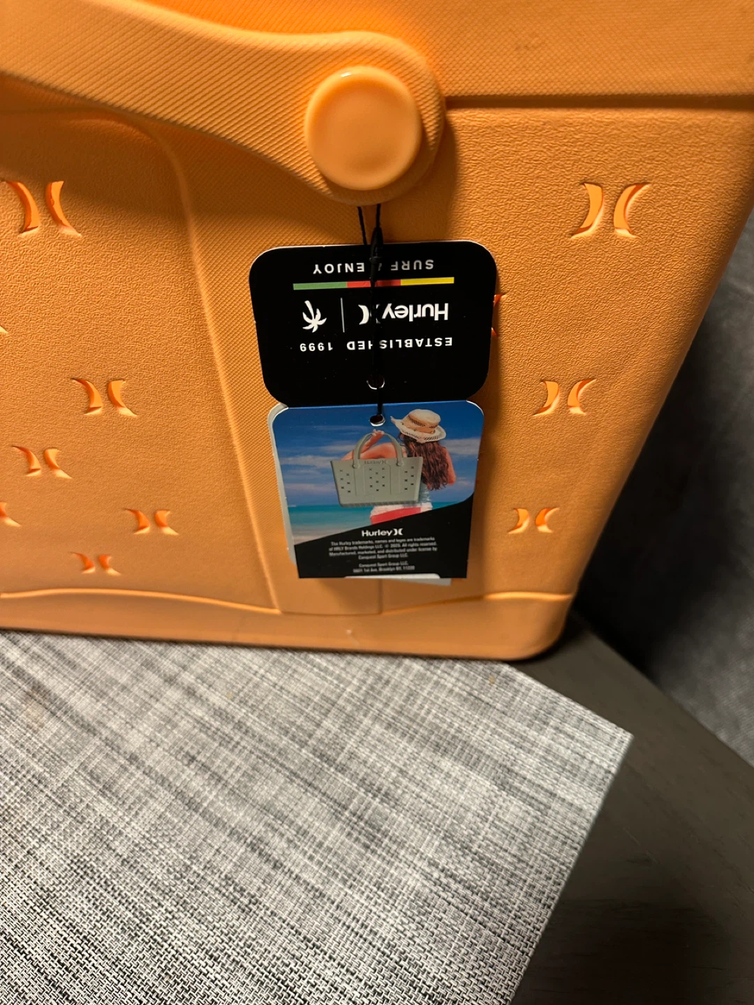 Hurley Orange Beach Tote Bag - photo 2