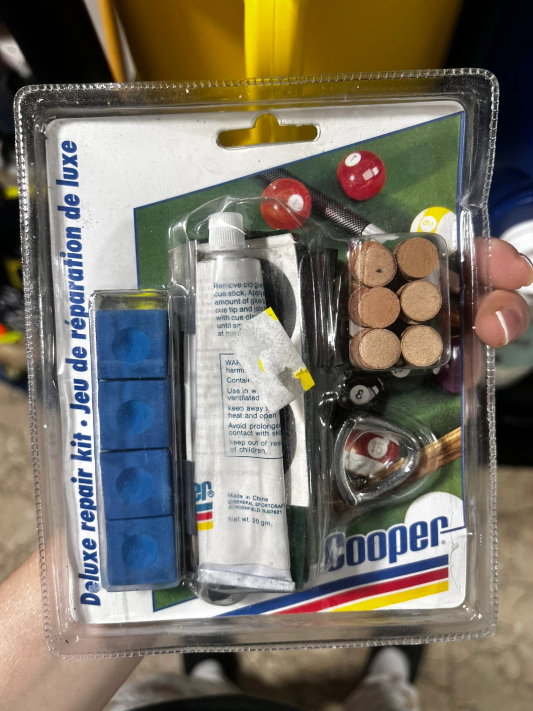 Cooper Deluxe Billiard Cue Repair Kit with Balls and Rack - photo 2