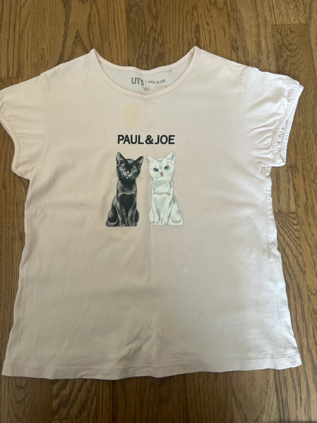 Uniqlo UT Paul & Joe Graphic T-Shirt Pink Cats Size 3-4 - photo 2