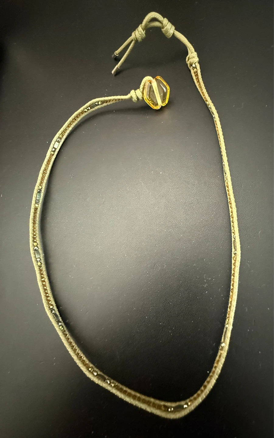 Khaki Wrap Bracelet - photo 2
