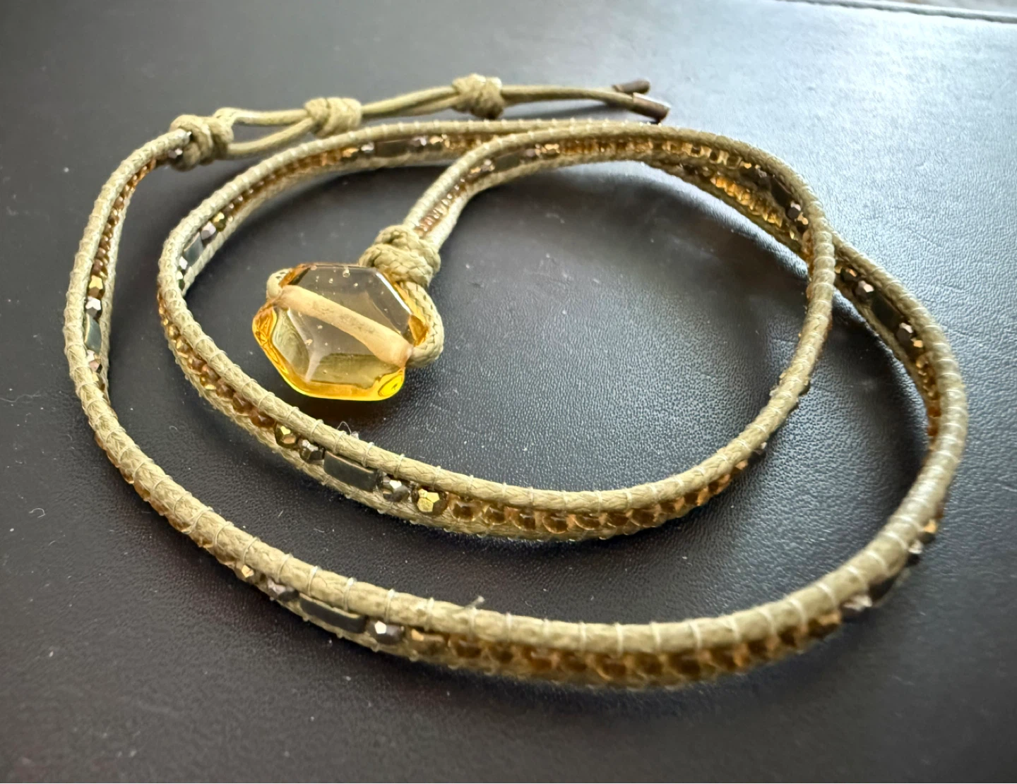 Khaki Wrap Bracelet