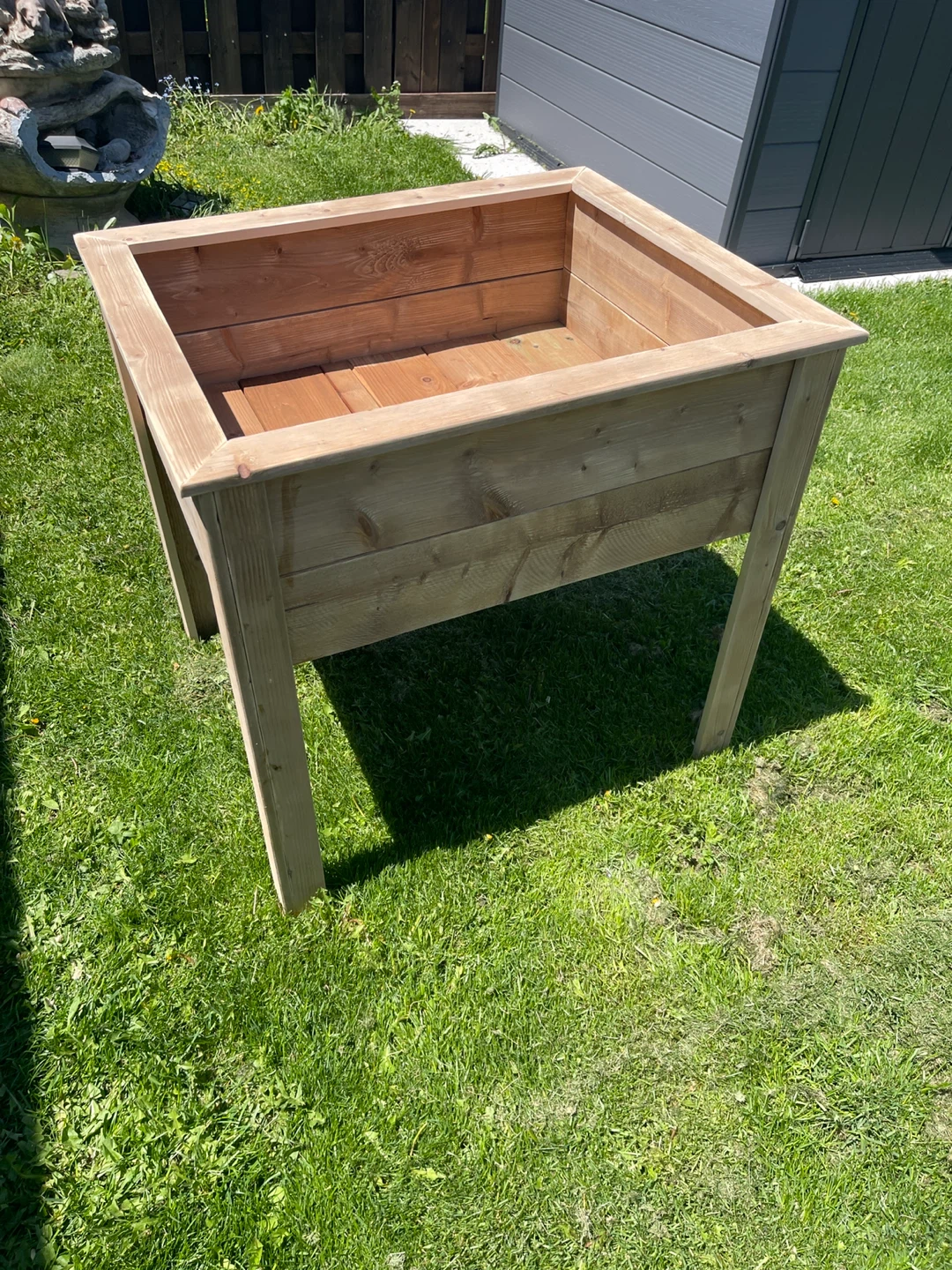 Raised Wooden Planter Box - photo 2