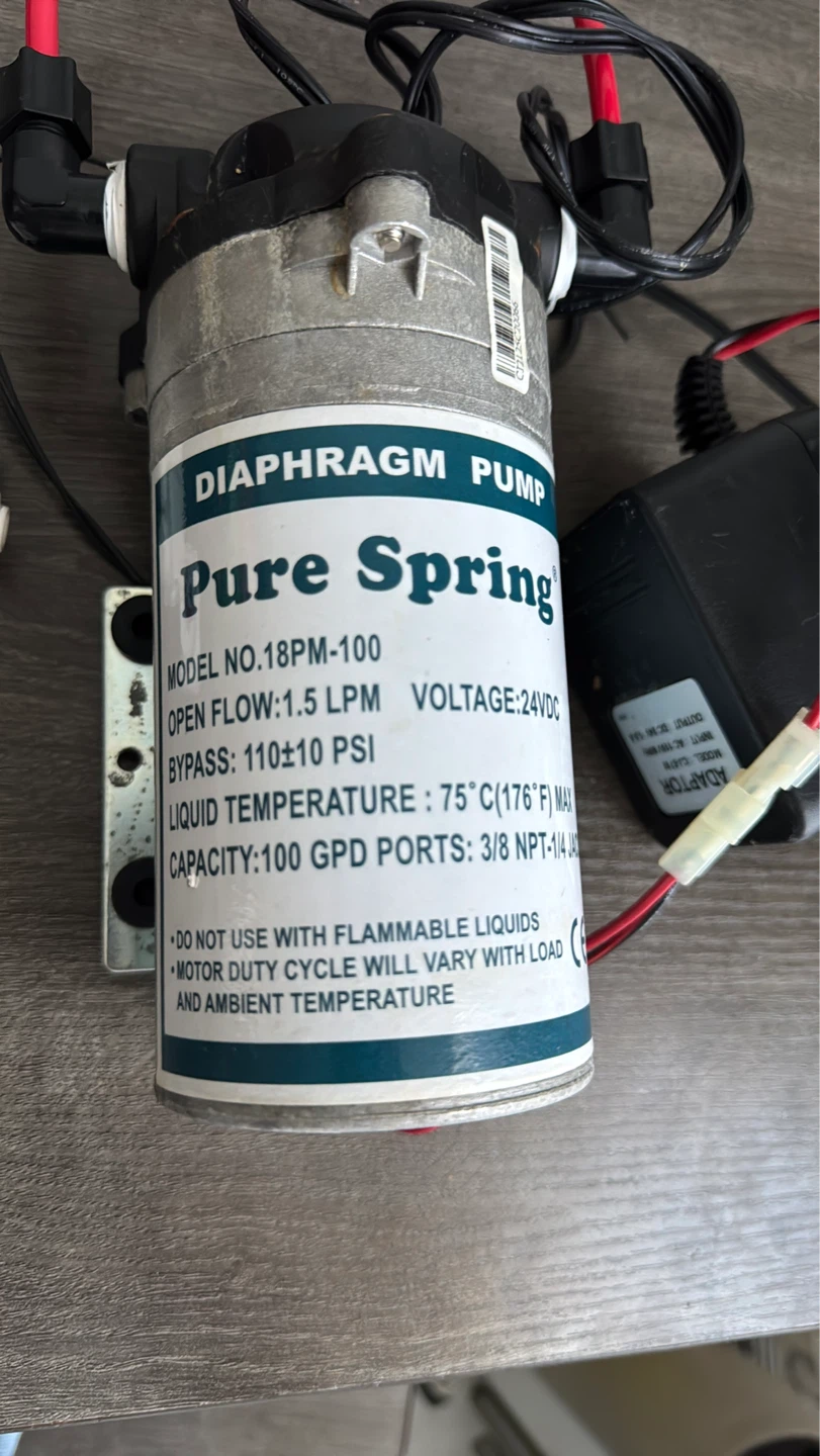 Pure Spring 18PM-100 Diaphragm Pump 24VDC
