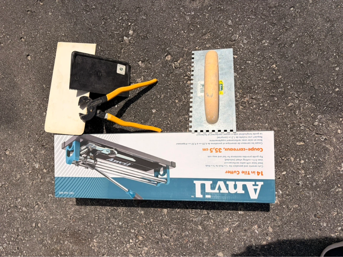 Anvil 14" Tile Cutter