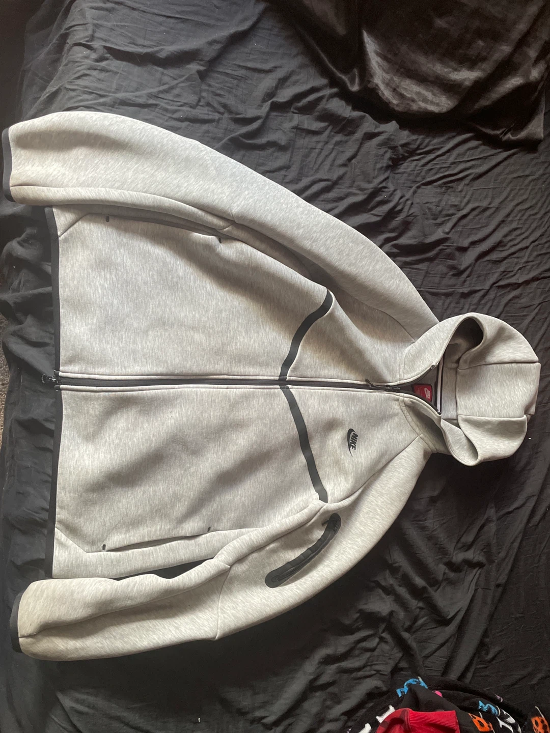 Nike Tech Zip Hoodie Grey Size L
