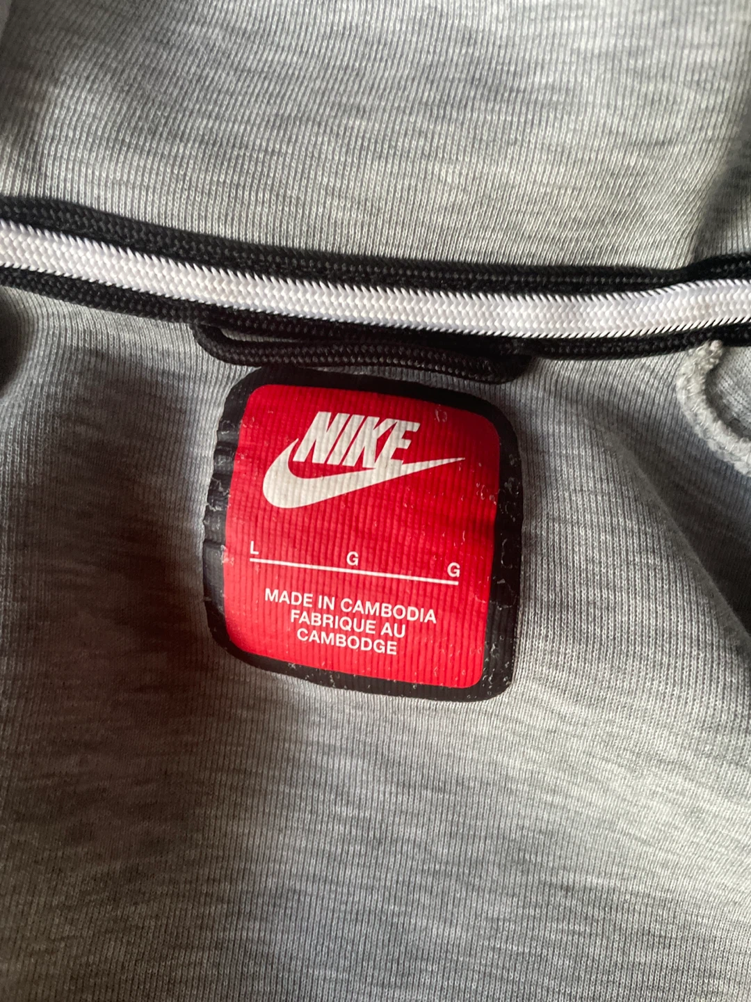 Nike Tech Zip Hoodie Grey Size L - photo 2