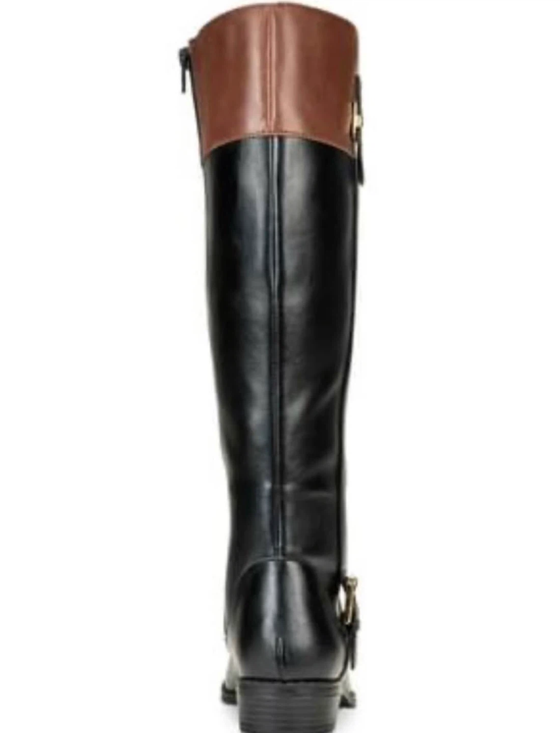 Karen Scott Black & Brown Knee-High Riding Boots - photo 3