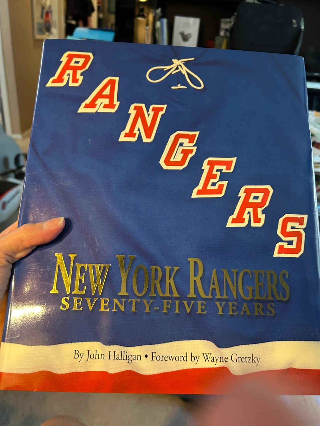 New York Rangers 75th Anniversary Hardcover Book