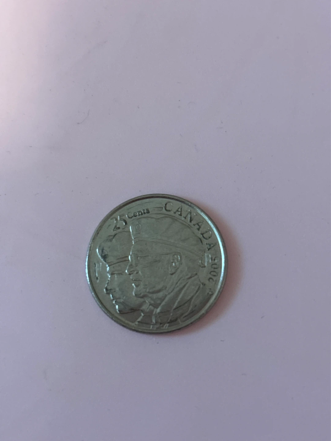 2005 Canada 25 cents Veterans Commemorative Quarter