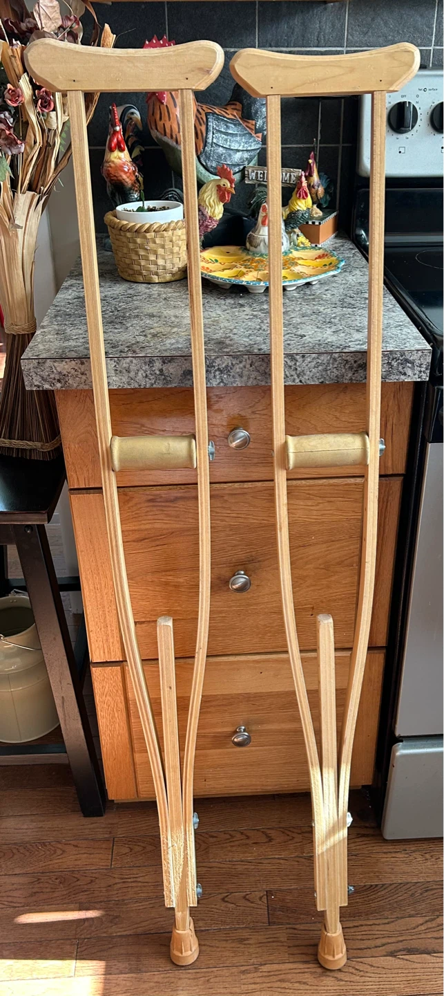 Wooden Crutches