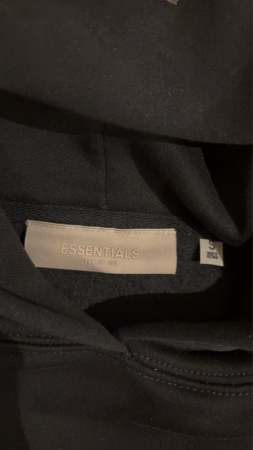 Black Essentials Hoodie - photo 3