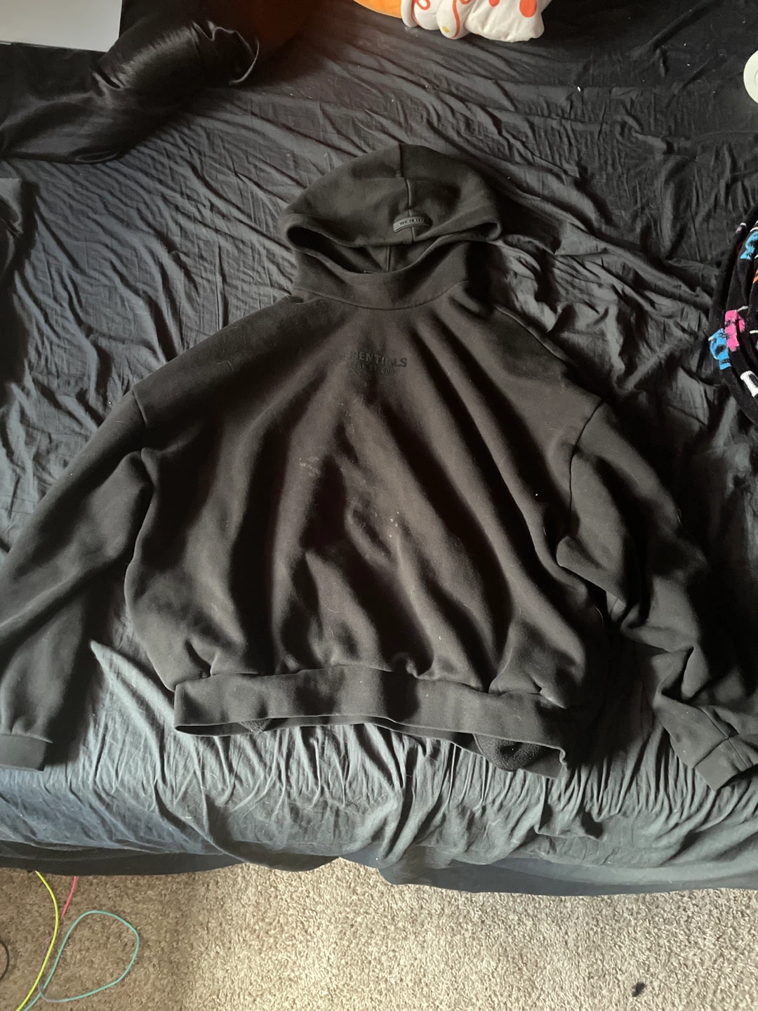 Essentials Black Hoodie