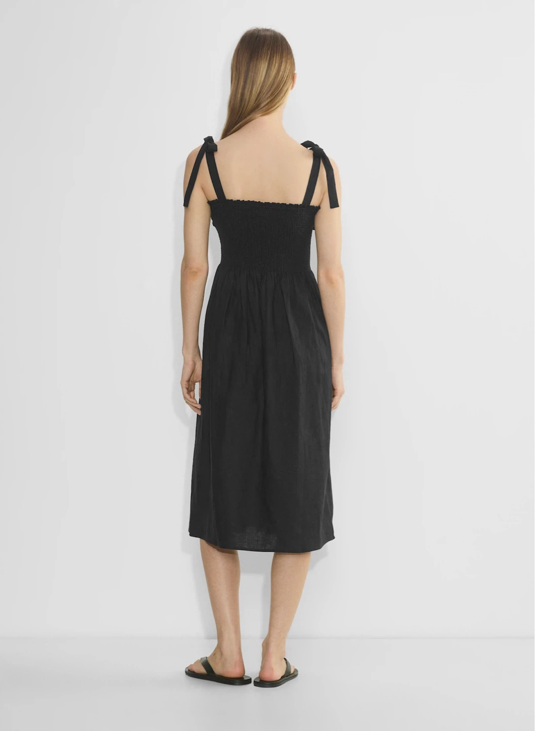 (S) Aritzia Wilfred 100% Linen Golden Hour Dress - photo 3