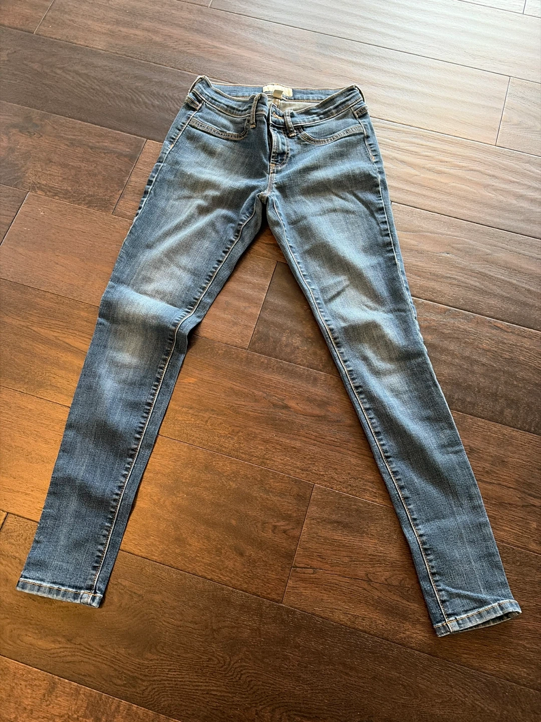 Blue Denim Skinny Jeans