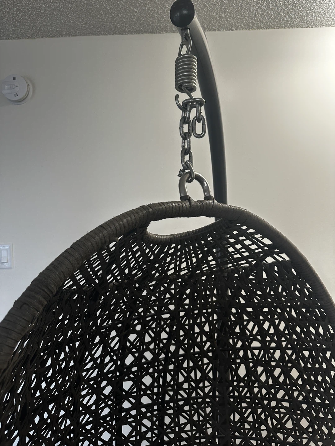 Egg swing chair with stand - photo 2