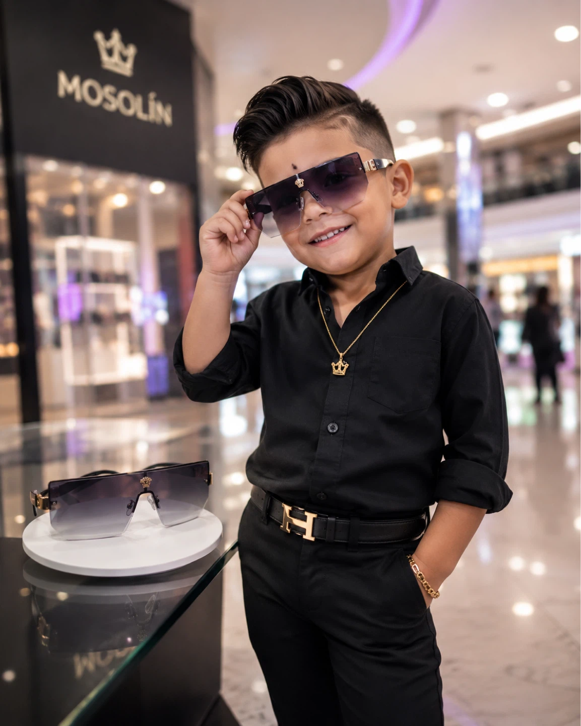 New VERSACE Oversized Shield Sunglasses with Medusa Head Detail - photo 4