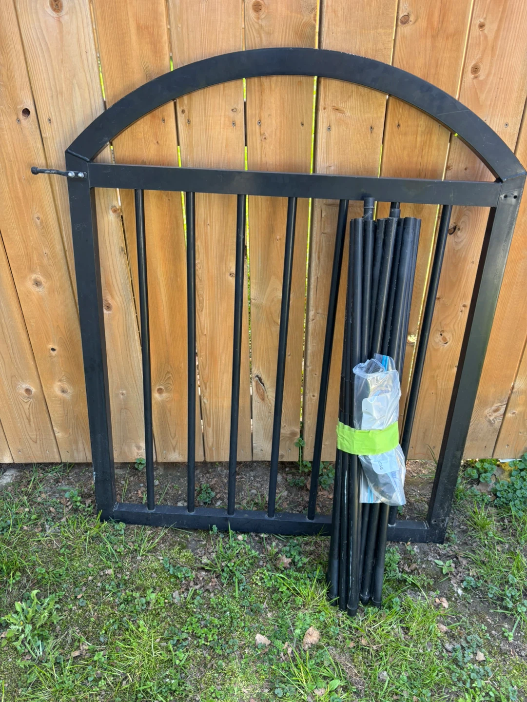 Black Metal Garden Gate
