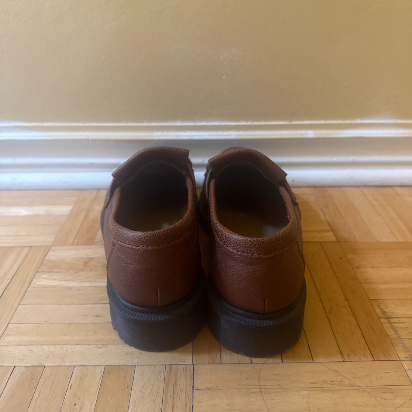 Dr. Martens Brown Leather Loafers Size 9 - photo 3
