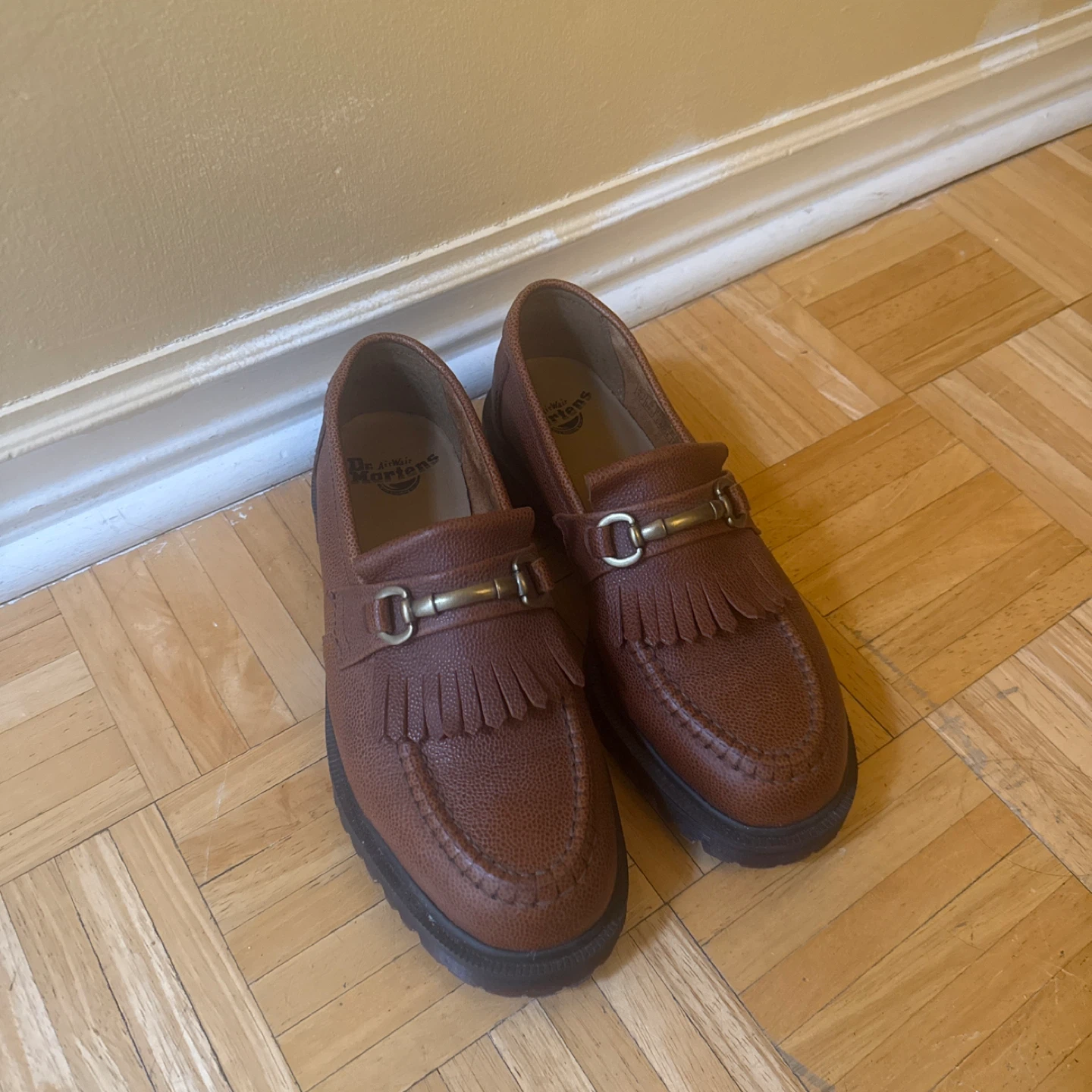 Dr. Martens Brown Leather Loafers Size 9