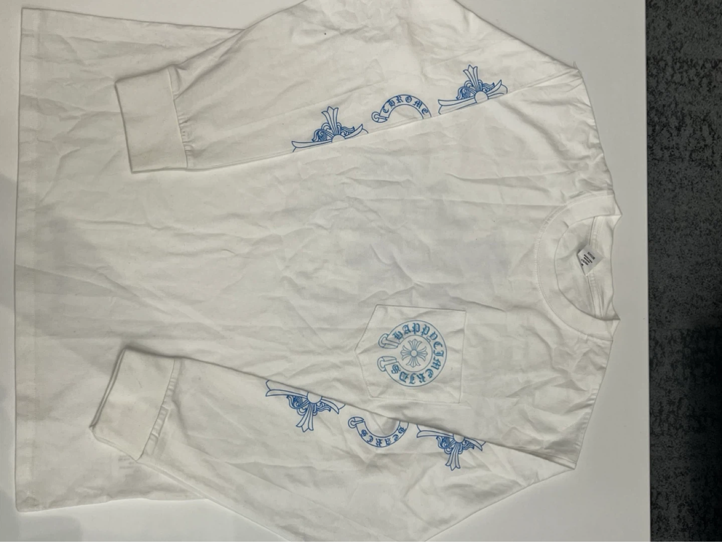 Chrome Hearts White Long Sleeve T-Shirt - photo 3