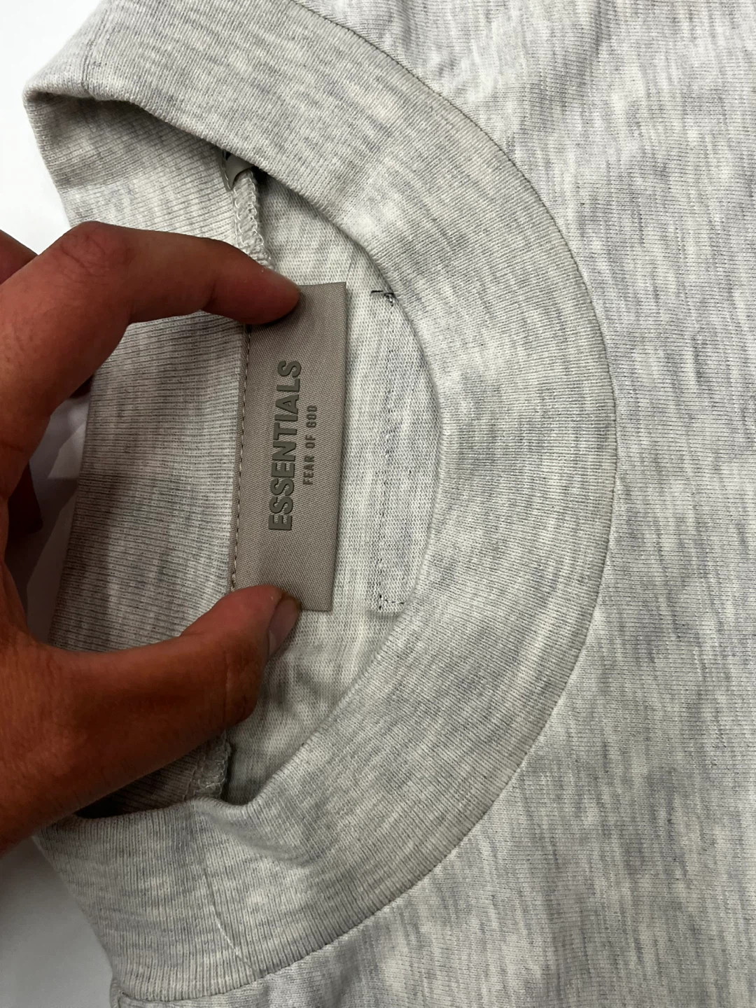 ESSENTIALS Fear of God Grey set t shirt and shirt - photo 3