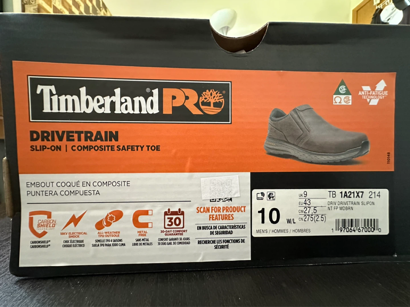 Timberland PRO Men's  Safety Shoes Size 10 - photo 4