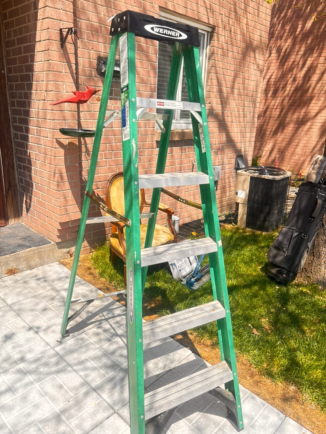 Werner 6' Fiberglass Step Ladder - photo 4
