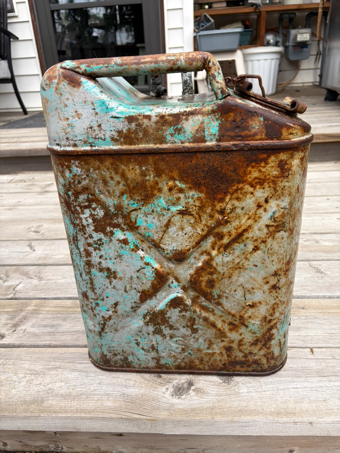 Vintage Metal Jerry Can - photo 3