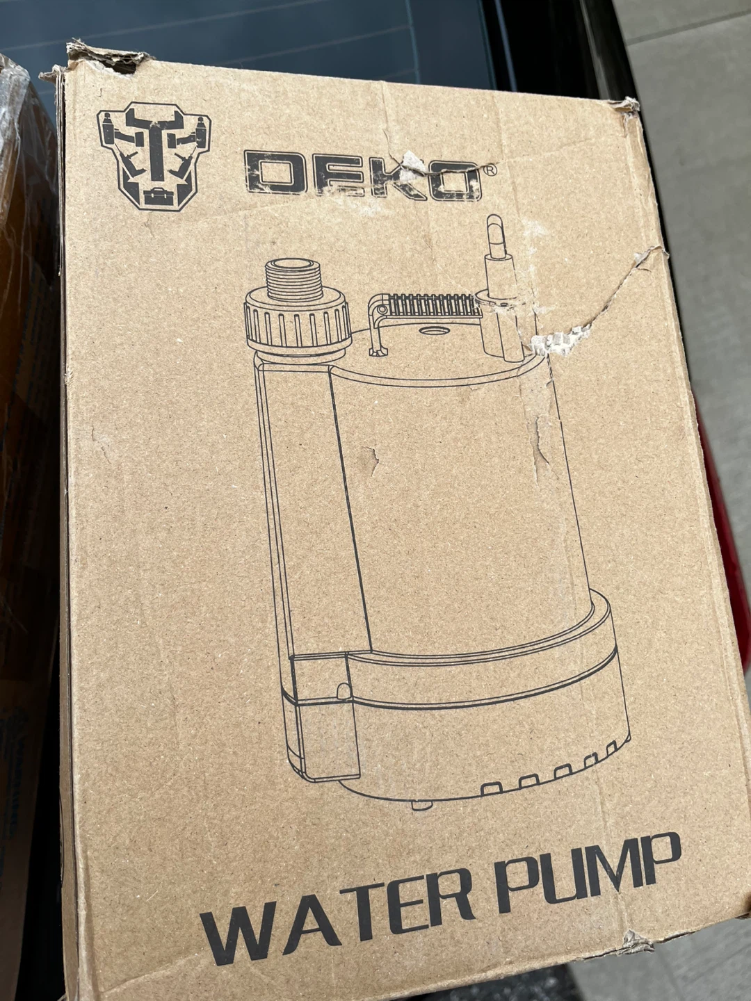 DEKO 1/3 HP Submersible Water Pump