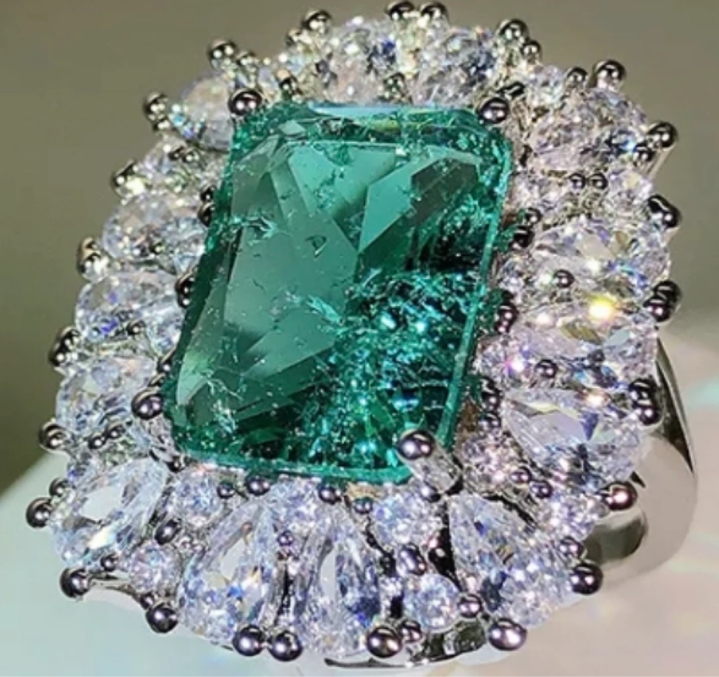 New Emerald plated ring - photo 2
