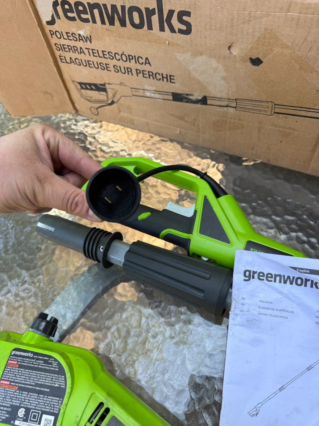 Greenworks 8-Inch 6.5 Amp Electric Corded Pole Saw - photo 5