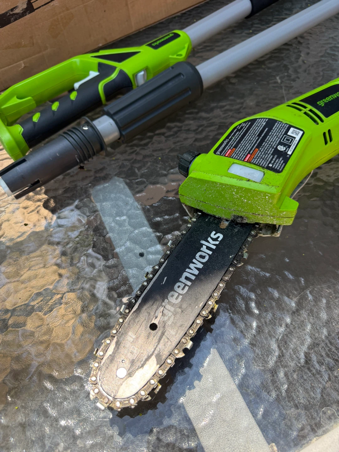 Greenworks 8-Inch 6.5 Amp Electric Corded Pole Saw - photo 3