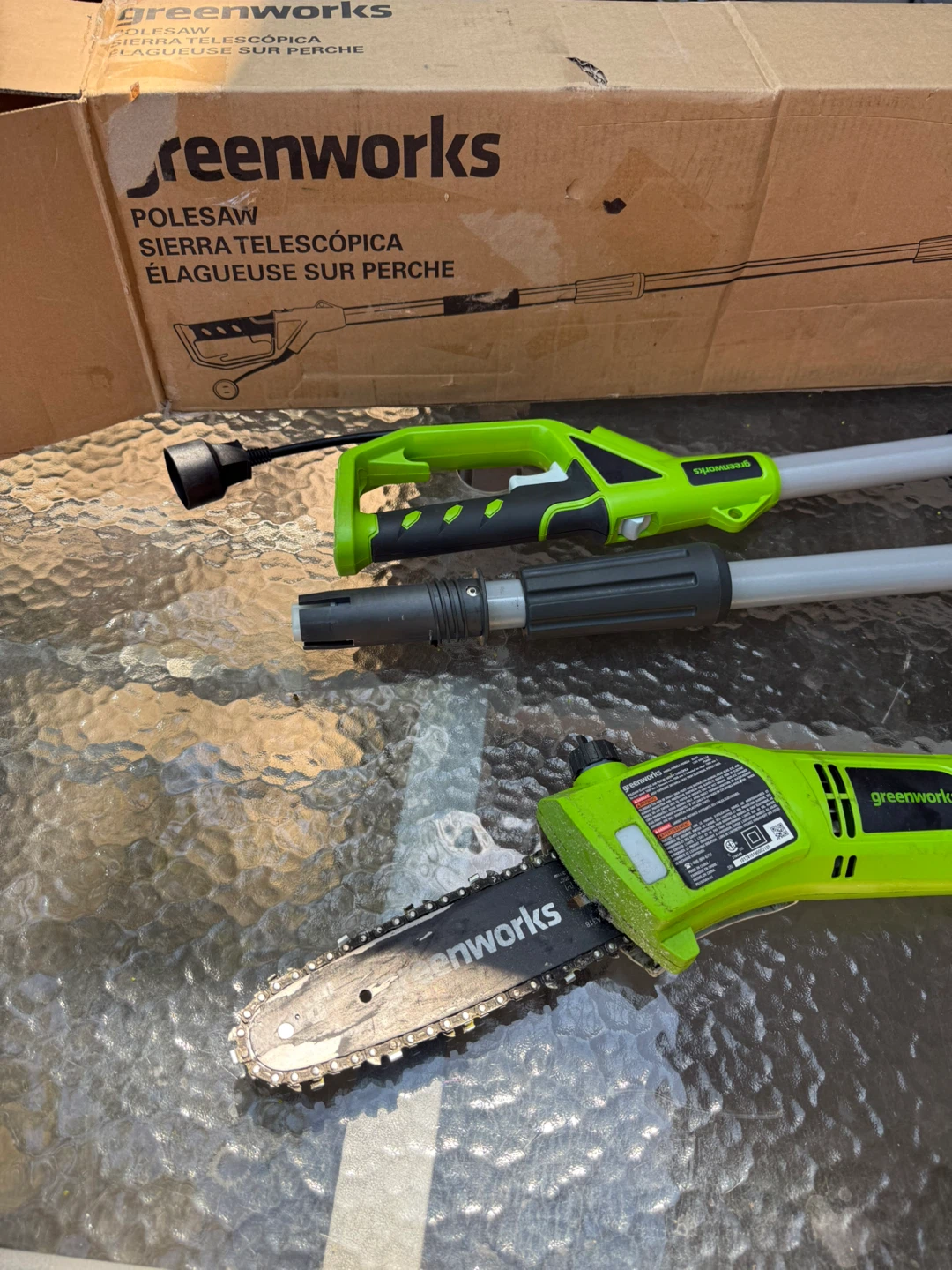 Greenworks 8-Inch 6.5 Amp Electric Corded Pole Saw - photo 2