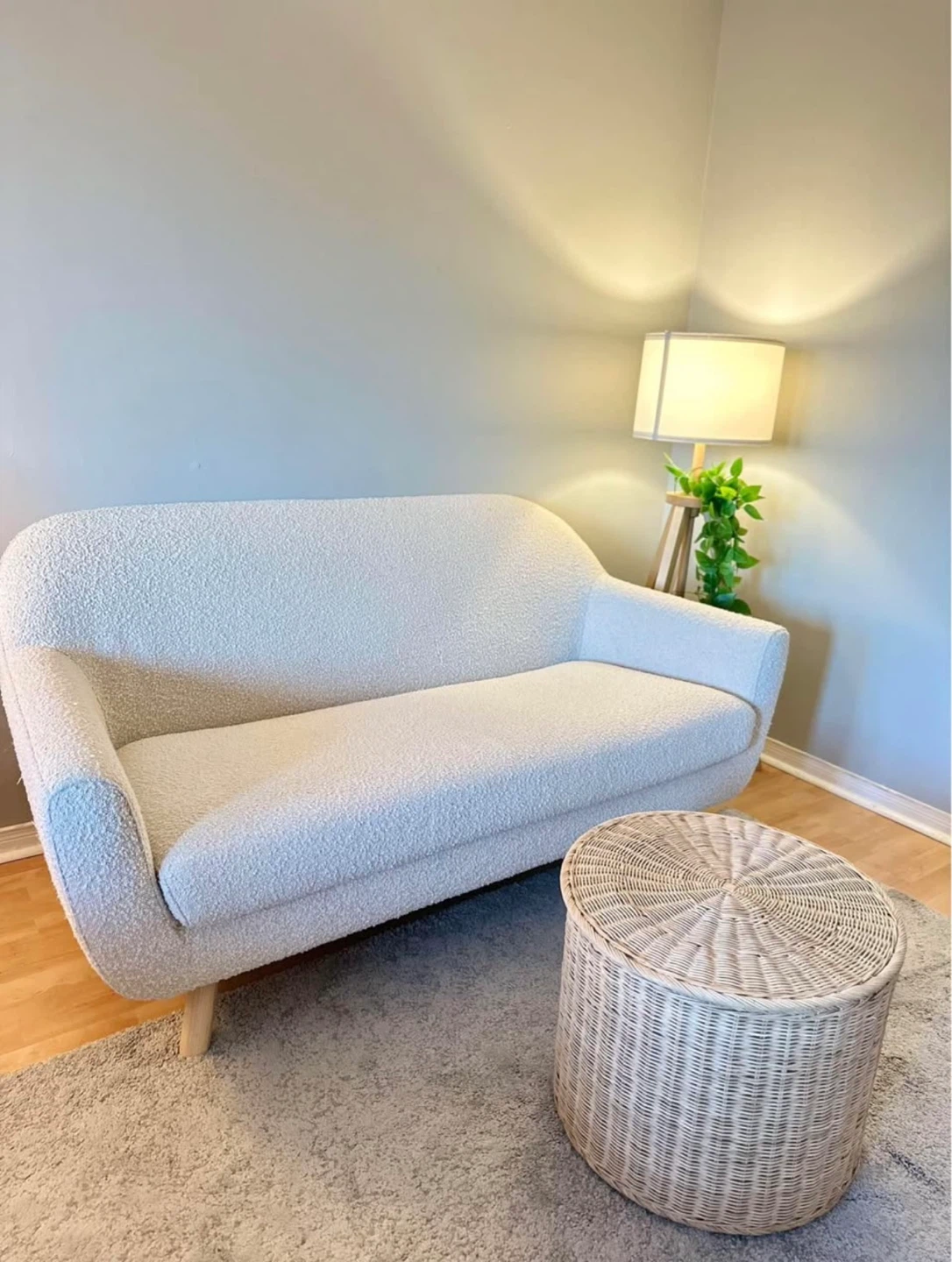 White sofa