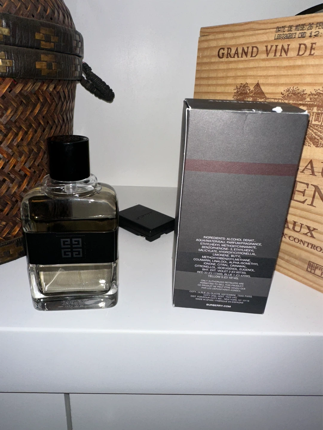 Givenchy Gentleman Eau de Toilette 100ml and Burberry touch