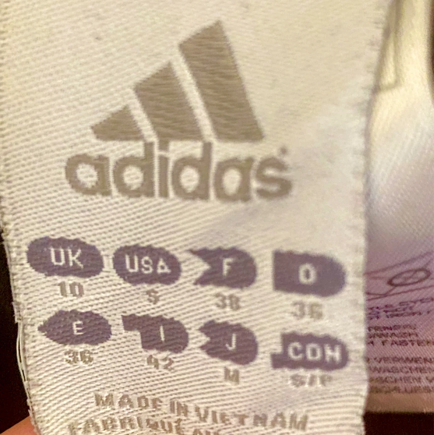 Adidas Black Jogger Pants with White Stripes - Size S - photo 2