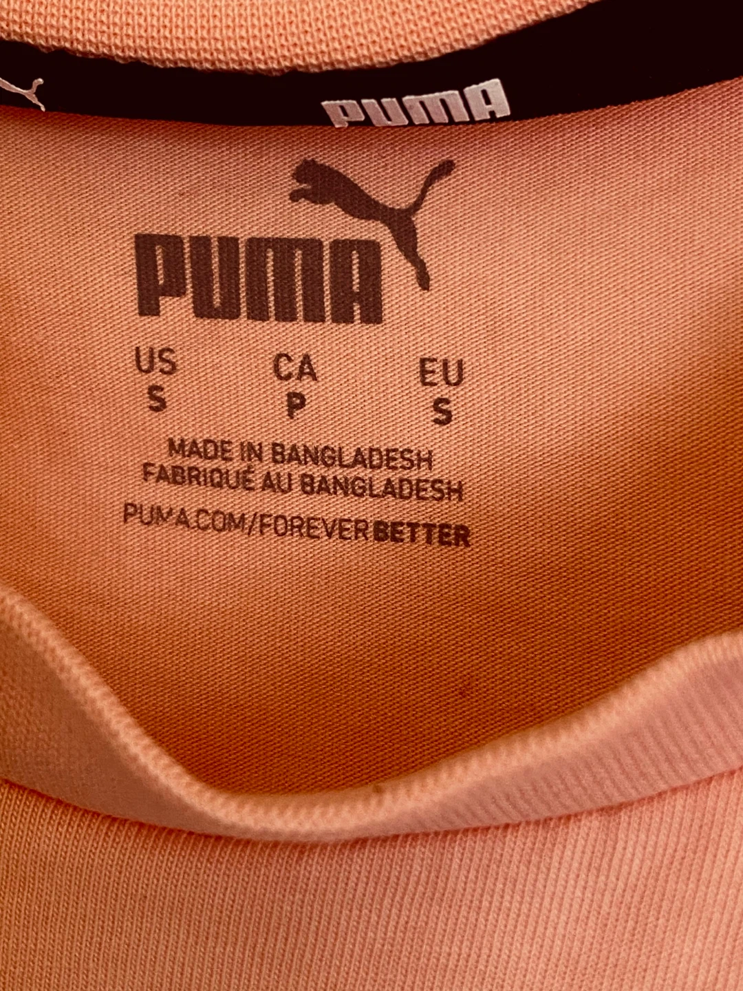 Puma Women's Crop Top - Pink - Size S - photo 4