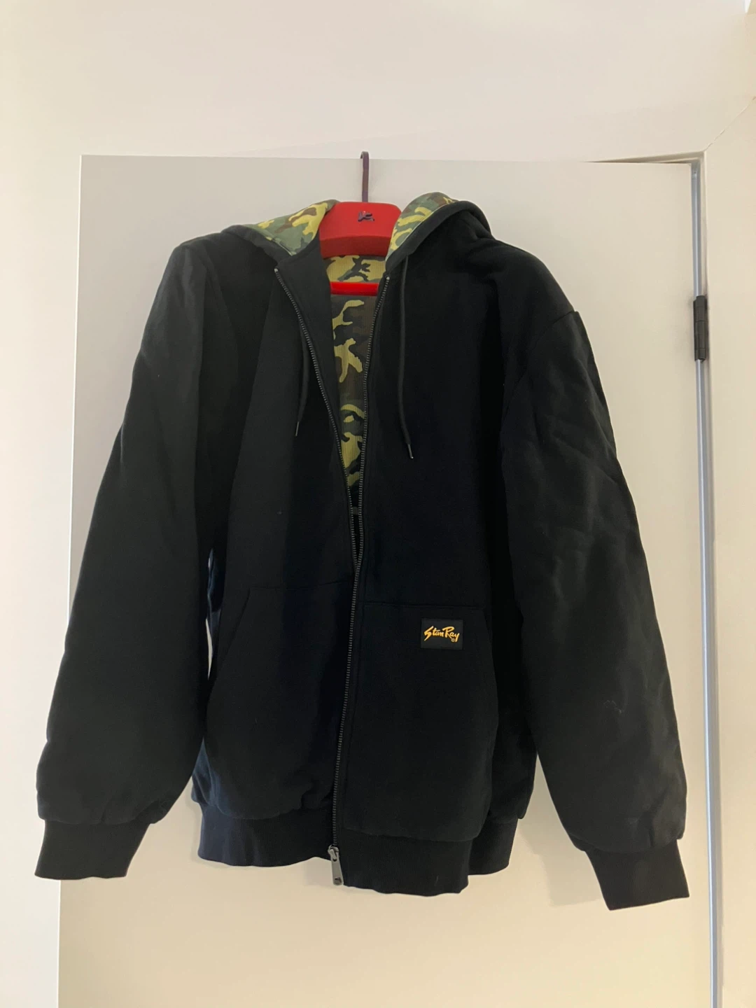 Stan Ray Camo Lined Full Zip Hoodie Jacket