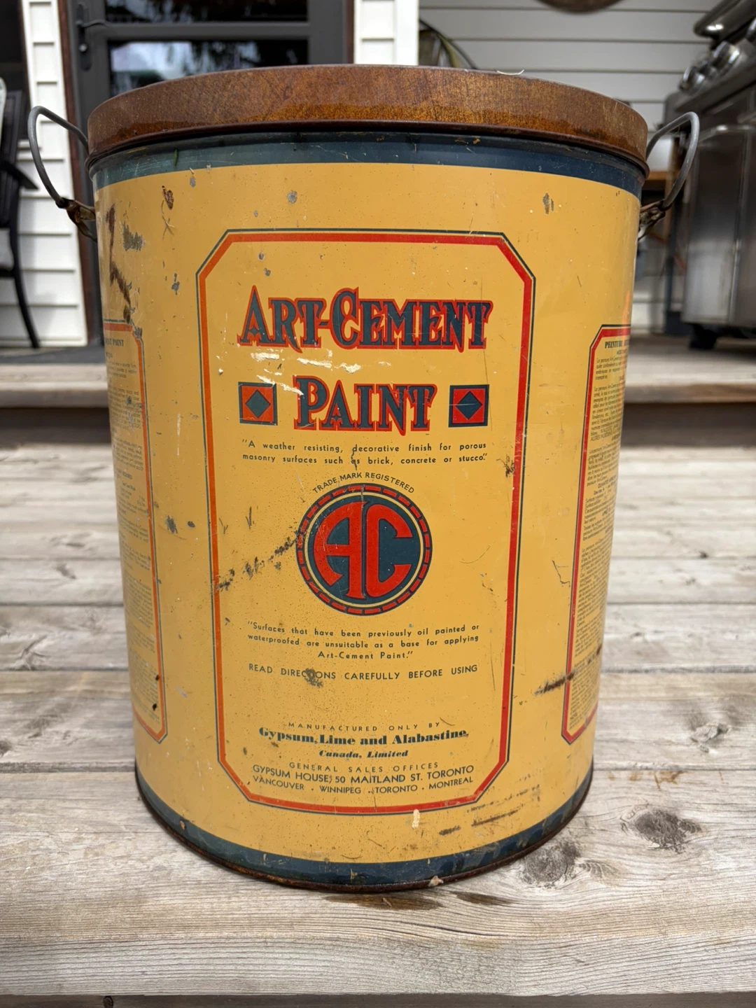 Art-Cement Paint Tin